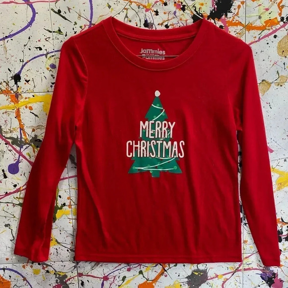 Merry Christmas 🎄 Long Sleeve PJ Top/Tee 🧑🏼‍🎄 - Picture 1 of 2